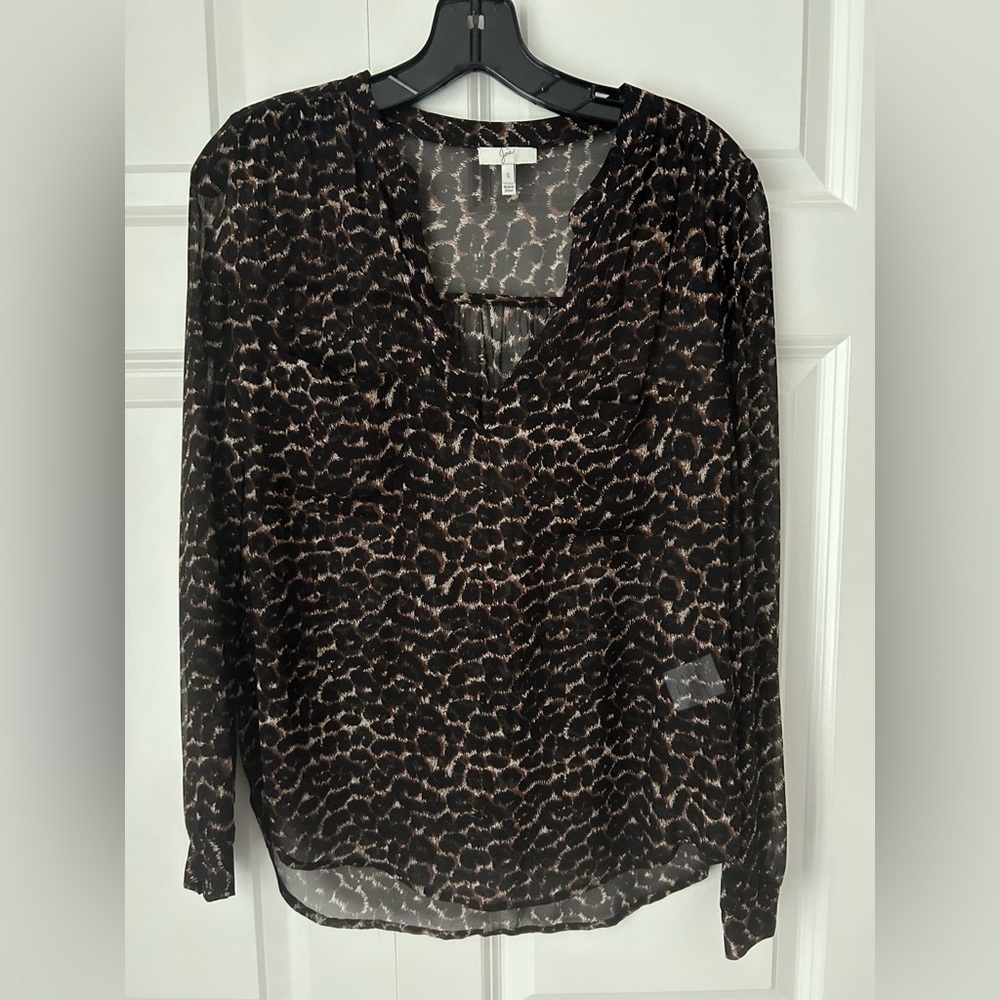 Joie leopard print blouse - NWOT!